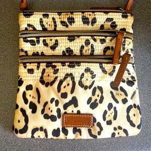 Dooney and Burke animal print crossbody